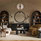 Marlow Wood Bookcase - Black - Image 3