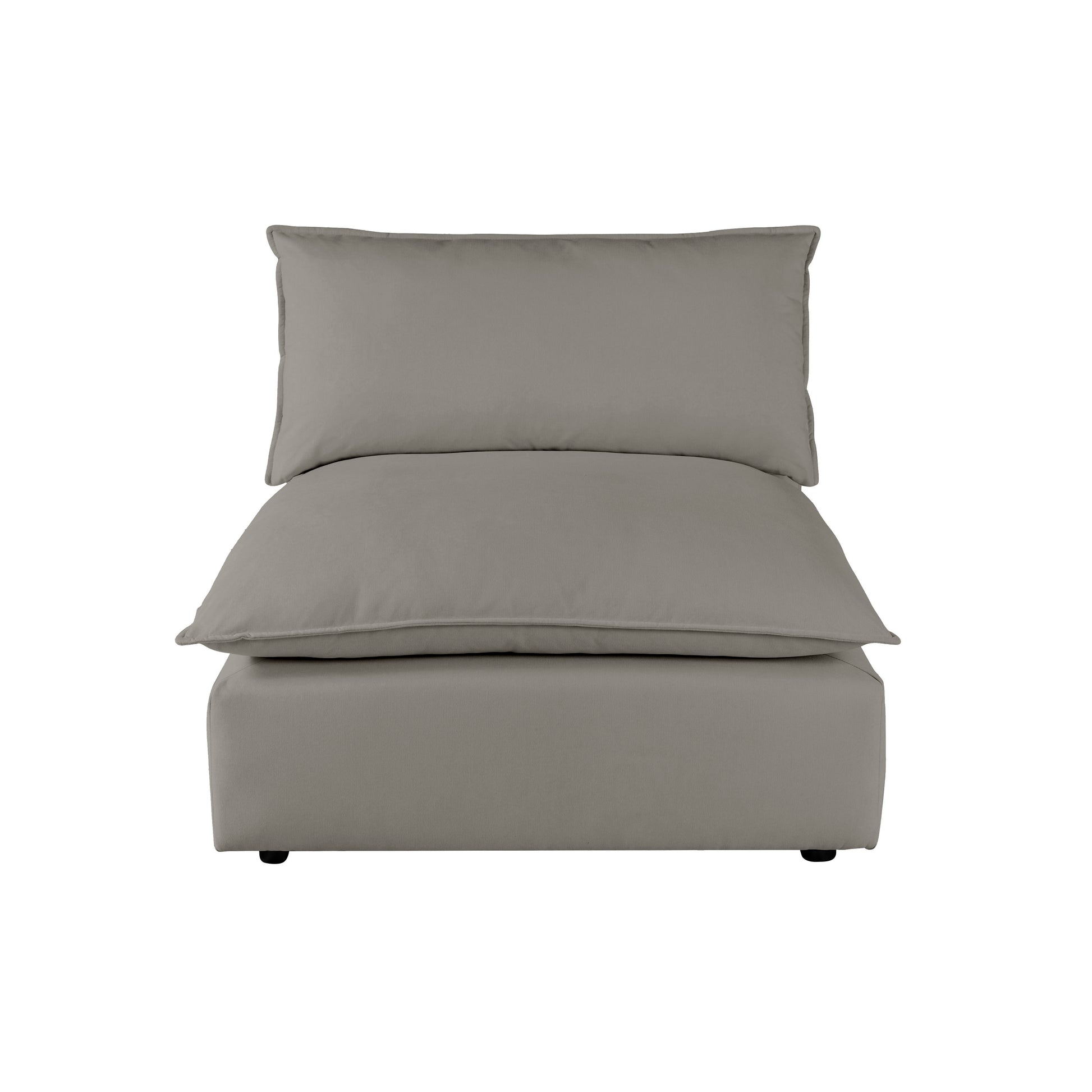 Cali Modular Armless Chair - Slate - Image 3