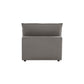 Cali Performance Fabric Modular Armless Chair - Slate - Image 6