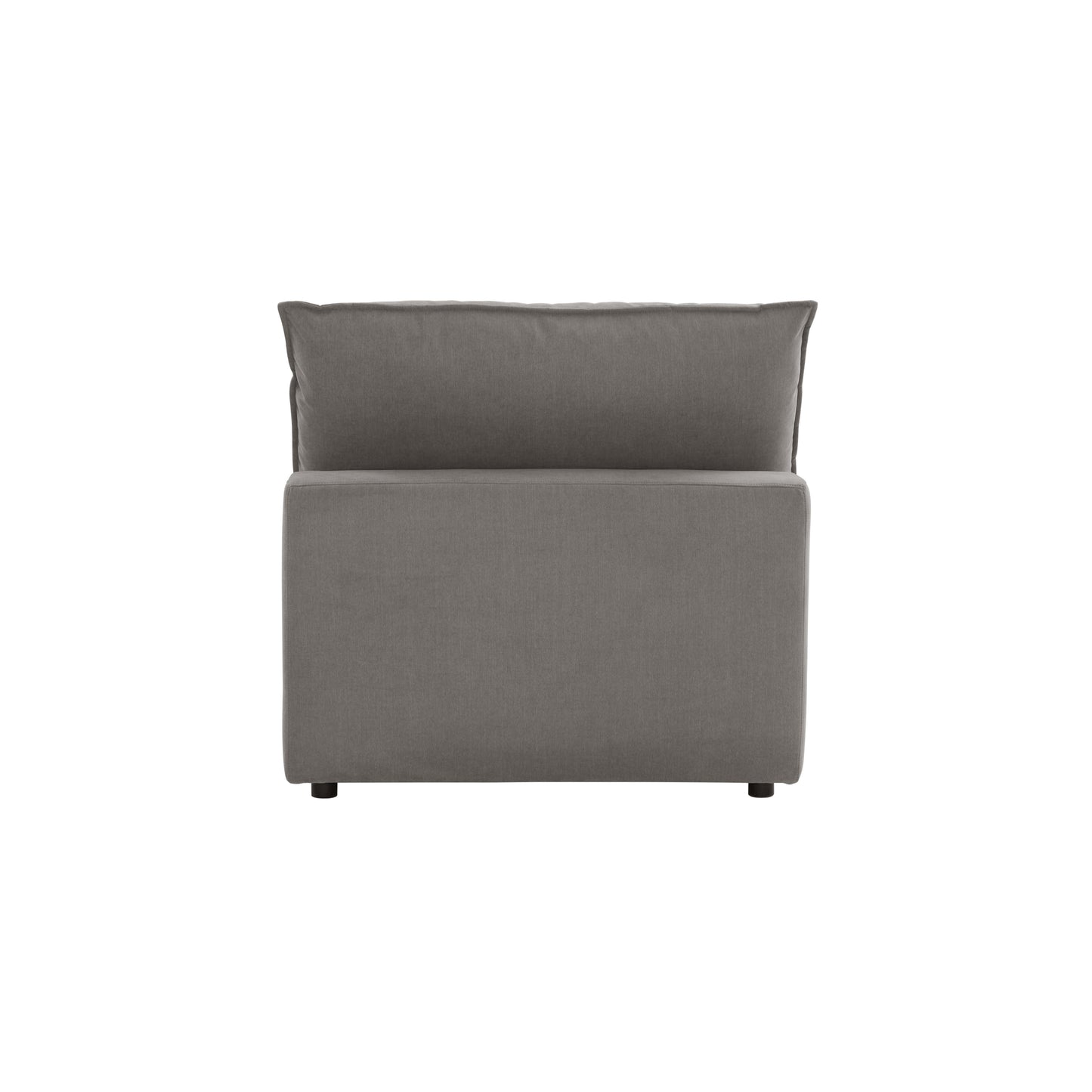 Cali Performance Fabric Modular Armless Chair - Slate - Image 6