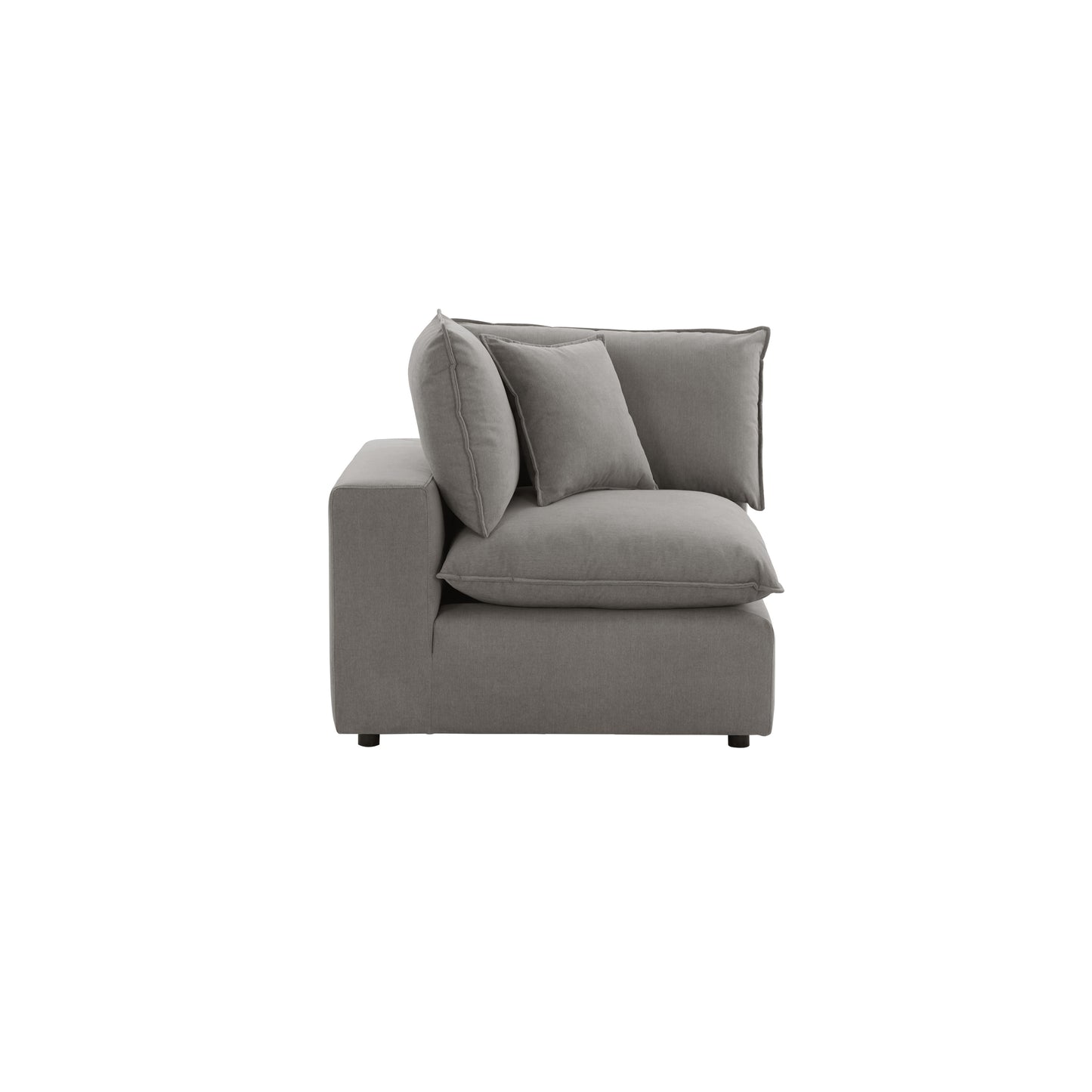 Cali Performance Fabric Modular Corner Chair - Slate - Image 3