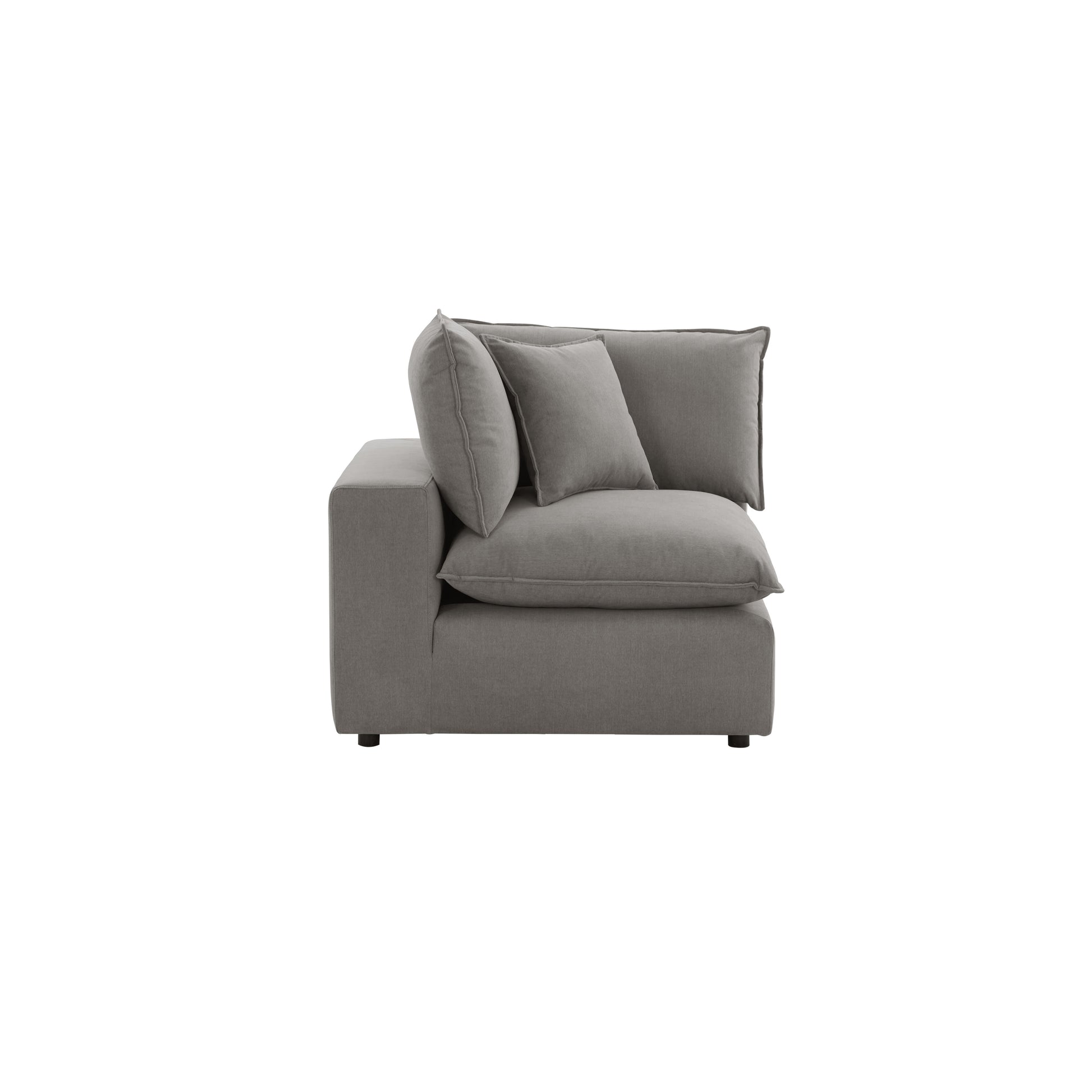 Cali Performance Fabric Modular Corner Chair - Slate - Image 3