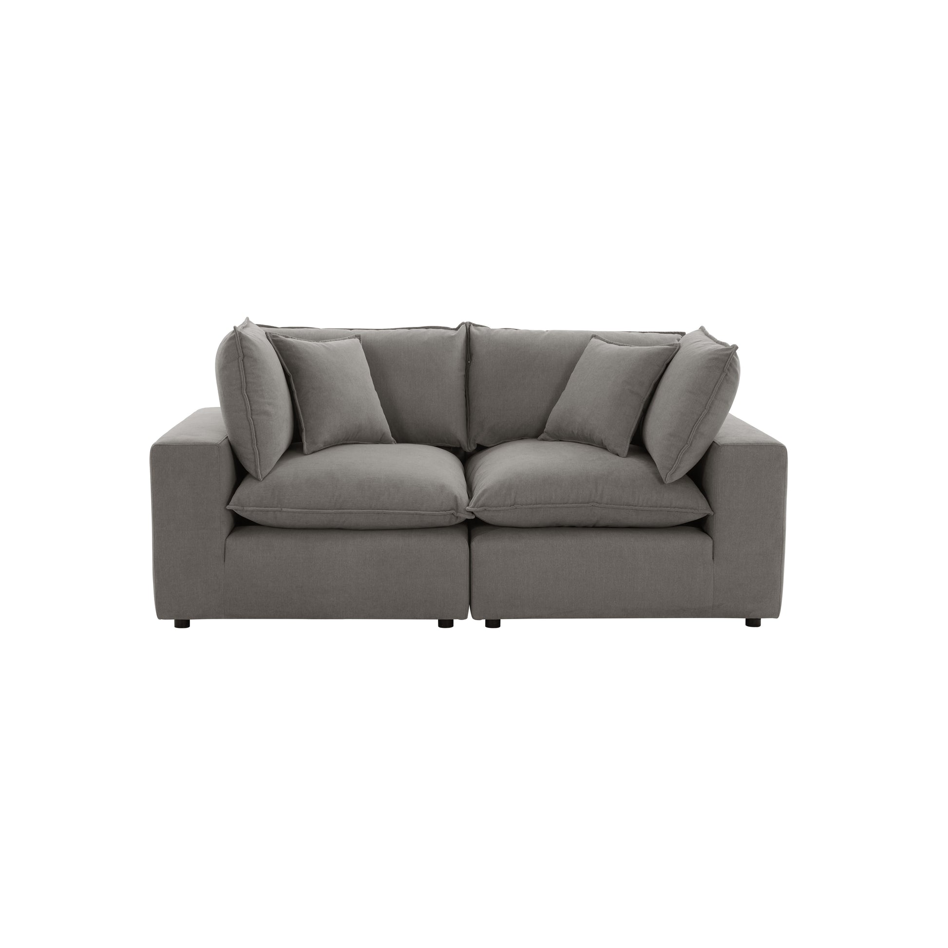Cali 80" Modular Loveseat - Slate - Image 1