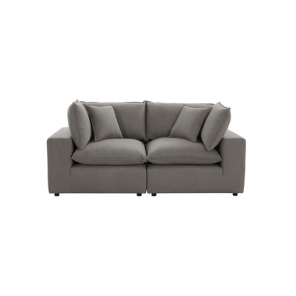 Cali 80" Modular Loveseat - Slate - Image 1