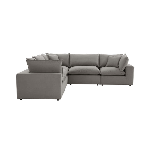 Cali 5-Piece Performance Fabric Modular L-Sectional - Image 1