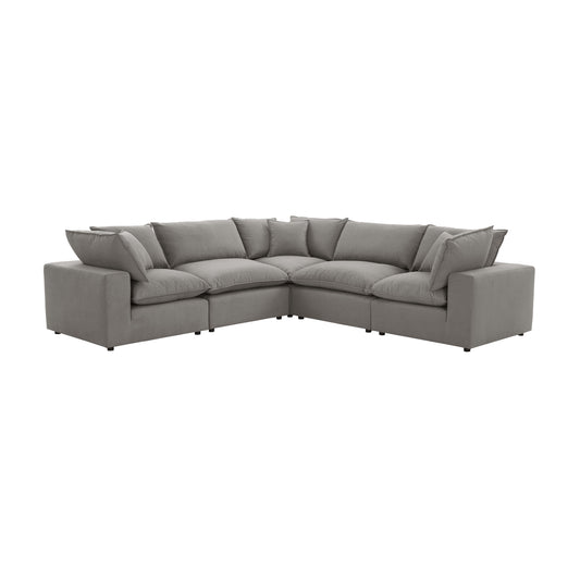 Cali 5-Piece Performance Fabric Modular L-Sectional - Image 1