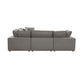 Cali 7-Piece Performance Fabric Modular Large Chaise Sectional - Slate - Image 6