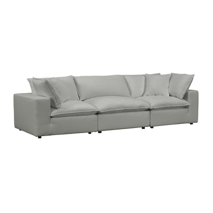 Cali 120" Performance Fabric Modular Sofa - Slate - Image 1