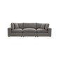 Cali 120" Performance Fabric Modular Sofa - Slate - Image 3