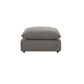 Cali Performance Fabric Ottoman - Slate - Image 3