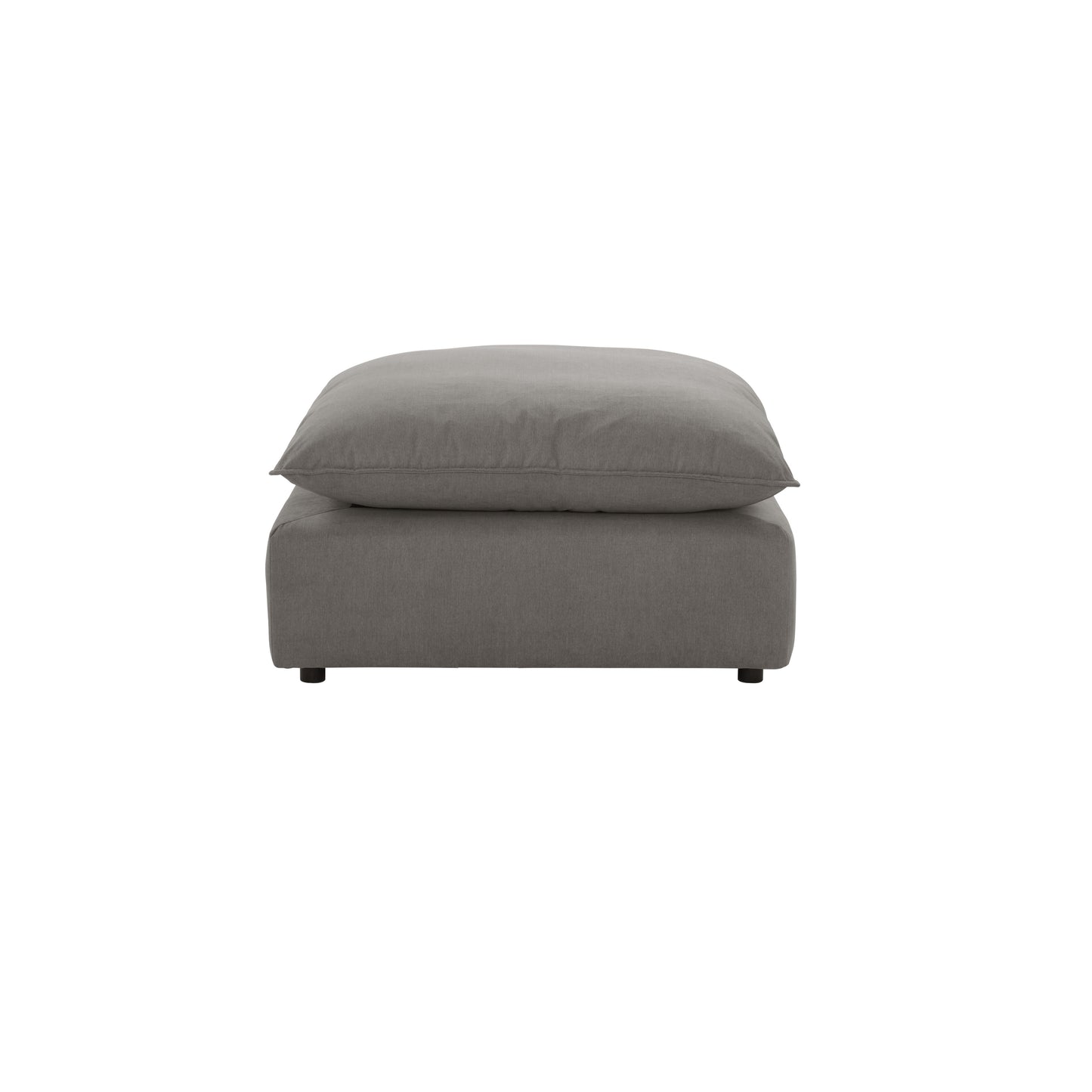 Cali Performance Fabric Ottoman - Slate - Image 3