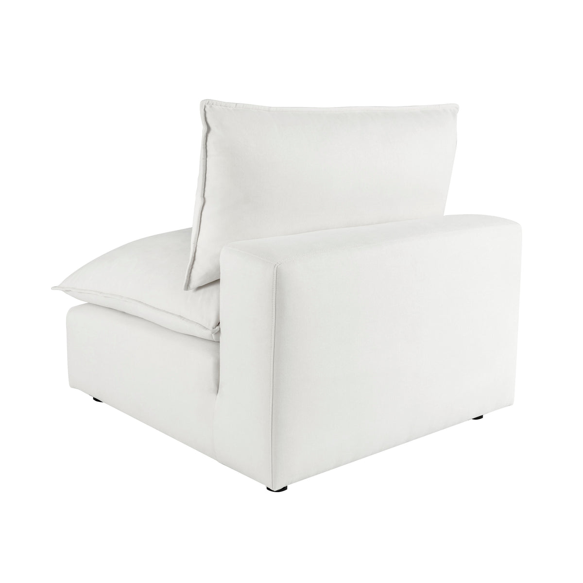 Cali Modular Armless Chair - Pearl - Image 5