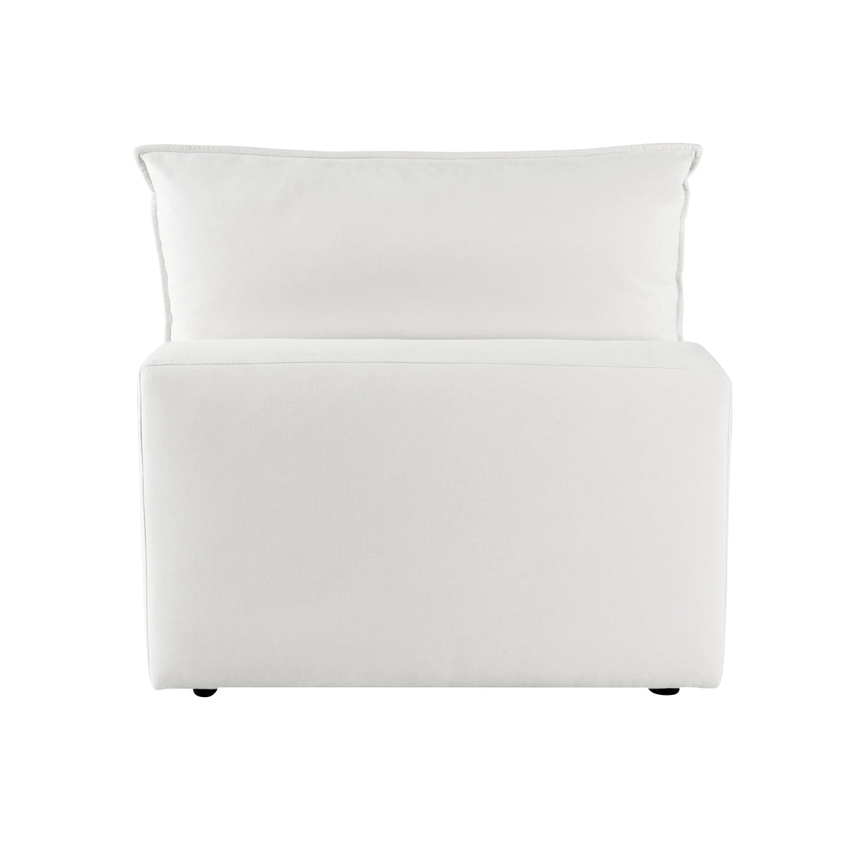 Cali Modular Armless Chair - Pearl - Image 6