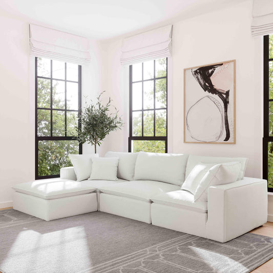 Cali Performance Fabric Modular Armless Chair - Image 2