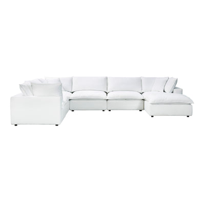 Cali 7-Piece Performance Fabric Modular Large Chaise Sectional - Image 1