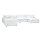 Cali 7-Piece Performance Fabric Modular Large Chaise Sectional - Pearl - Image 3