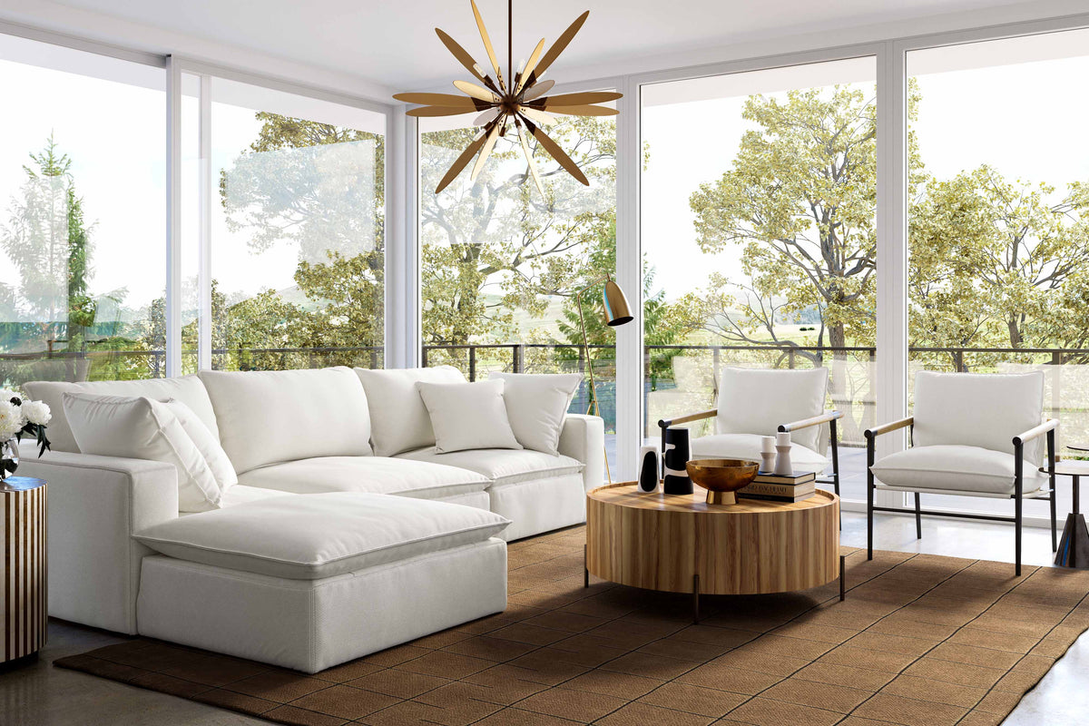 Cali Ottoman - Pearl - Image 2