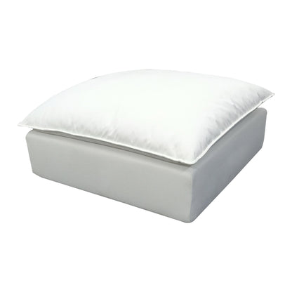 Cali Performance Fabric Ottoman - Pearl - Image 1