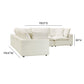 Cali 5-Piece Performance Fabric Modular L-Sectional - Natural - Image 6
