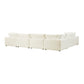 Cali 7-Piece Performance Fabric Modular Large Chaise Sectional - Natural - Image 5