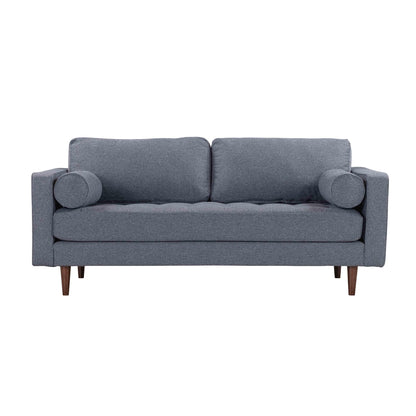Cave 76" Tweed Loveseat - Navy - Image 1