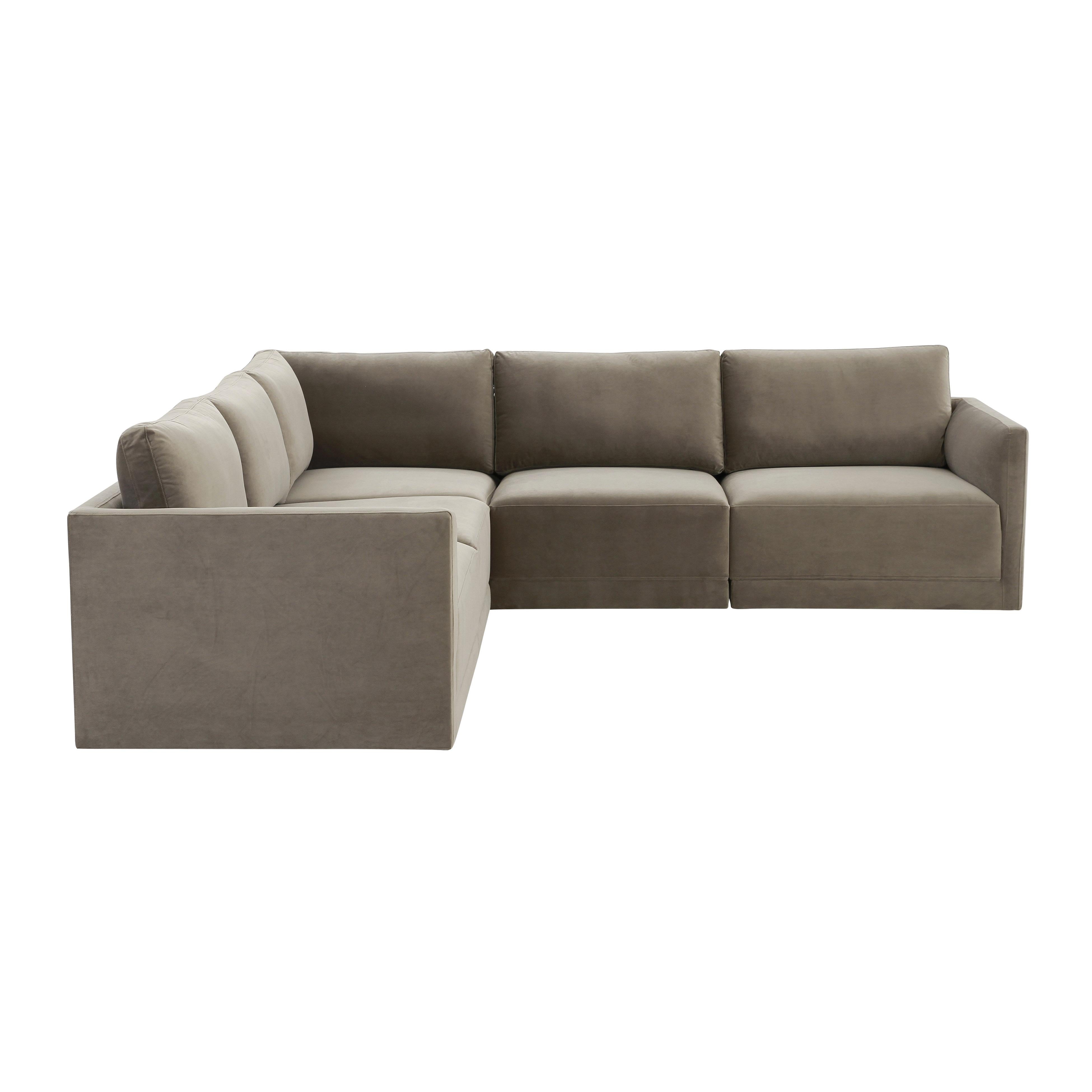 Modular sectional velvet sales
