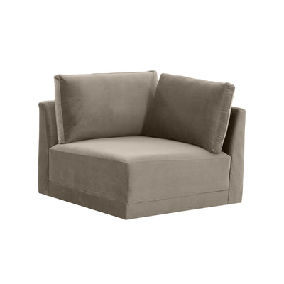 Willow Performance Velvet Modular Corner Chair - Image 1