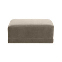 Willow Velvet Modular Ottoman