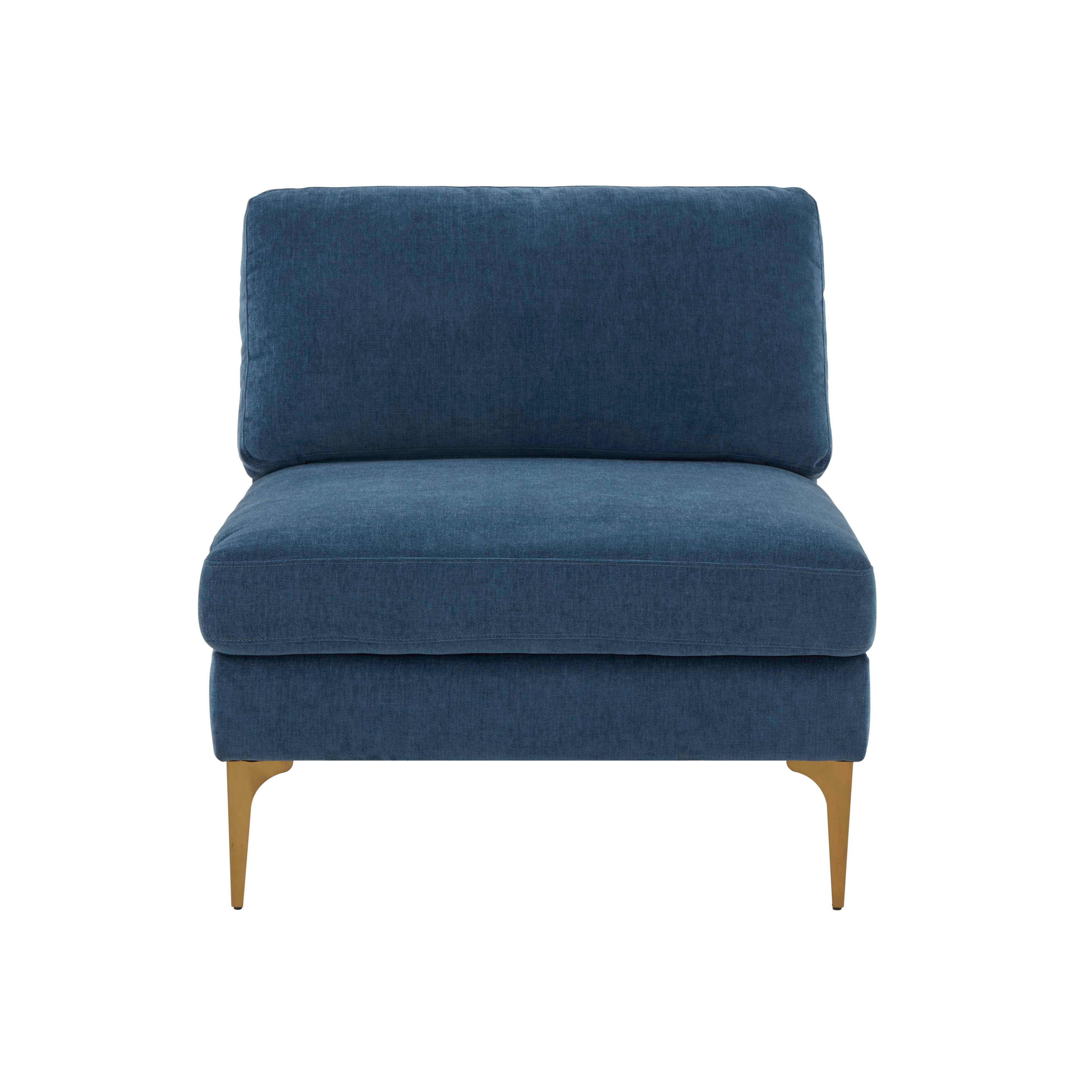 Serena Velvet Modular Armless Chair – TOV Furniture