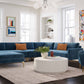 Serena Performance Velvet Accent Chair - Blue - Image 2