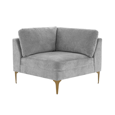 Serena Performance Velvet Modular Corner Seat - Image 1