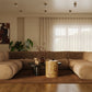 Zenith 8-Piece Latte Brown Performance Velvet Modular U-Sectional - Image 2