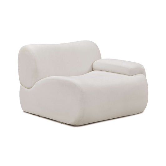 Zenith Contract-Grade Upcycled Fabric Corner Chair - Image 1