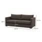 Portsmouth 85" Sofa - Brown - Image 6
