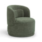 Massa Textured Performance Fabric Swivel Accent Chair - Green - Image 2