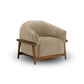 Piedmont Upcycled Contract-Grade Chenille Accent Chair - Taupe - Image 2
