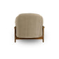 Piedmont Upcycled Contract-Grade Chenille Accent Chair - Taupe - Image 6