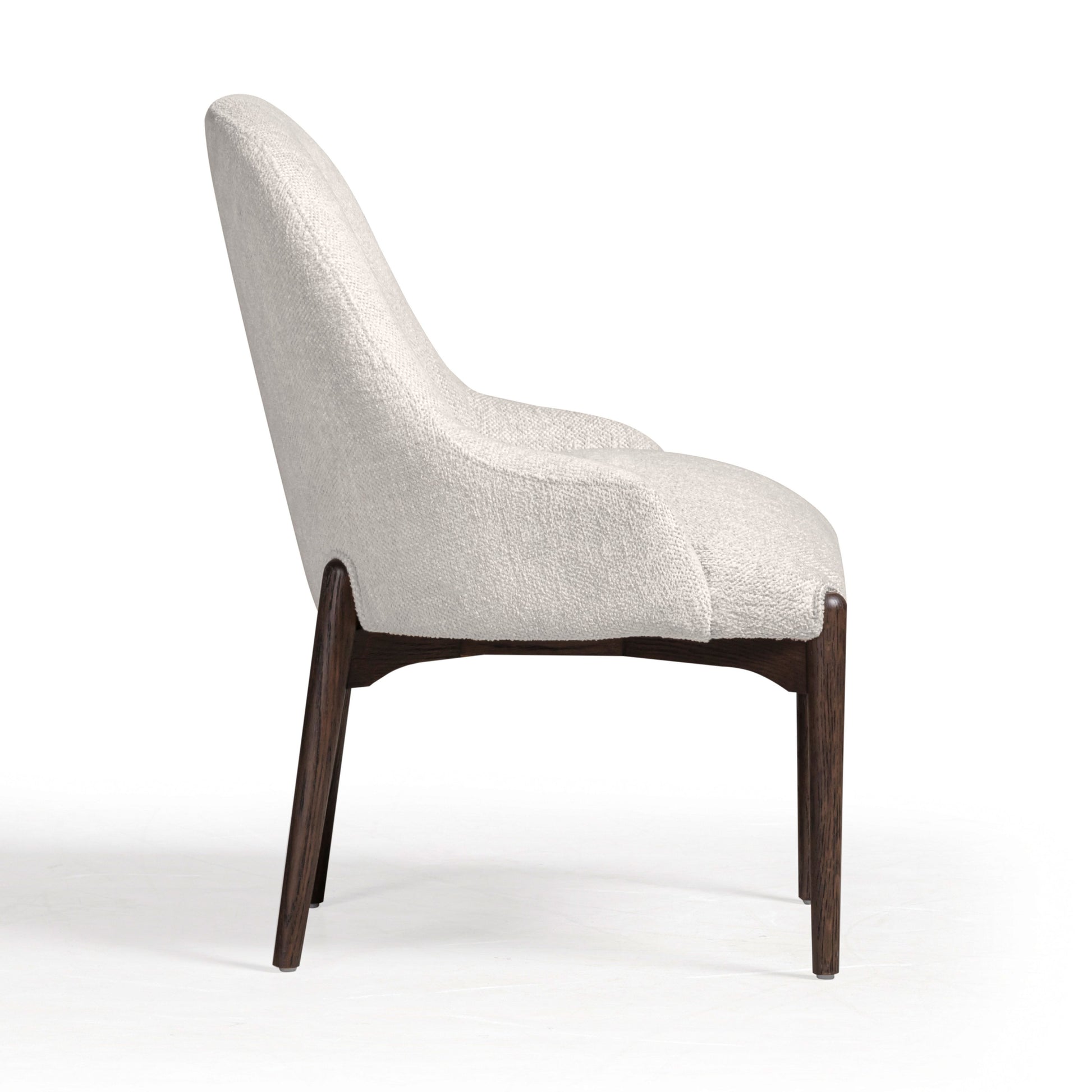 Glendale Performance Chenille Dining Chair - Beige - Image 3