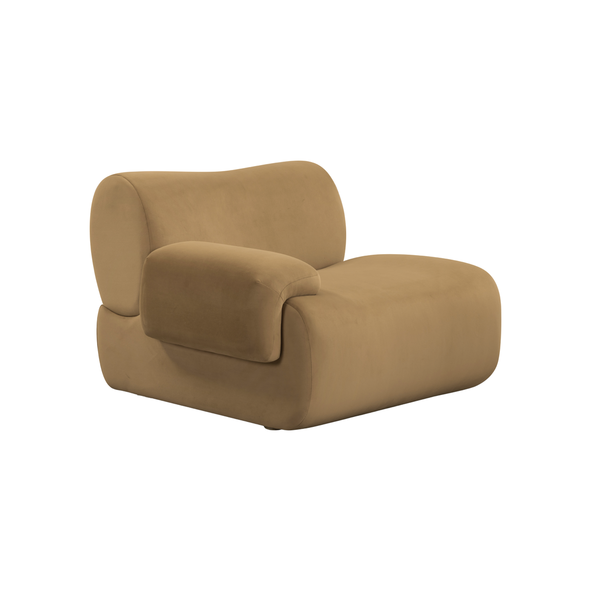 Zenith Modular Corner Chair - Brown / LAF - Image 1