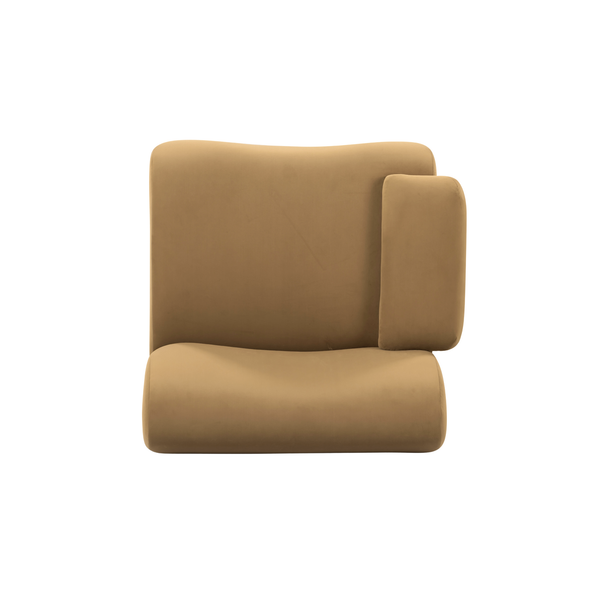 Zenith Modular Corner Chair - Brown / RAF - Image 9