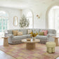 Darcy 36" Concrete Indoor/Outdoor Round Coffee Table - Travertine - Image 2