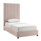 TEST Arabelle Performance Velvet Blush Bed - Queen - Image 1
