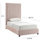 TEST Arabelle Performance Velvet Blush Bed - Queen - Image 5