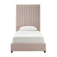 TEST Arabelle Performance Velvet Blush Bed - Queen - Image 4