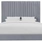 TEST Arabelle Performance Velvet Grey Bed - King - Image 3