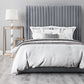 TEST Arabelle Performance Velvet Grey Bed - Queen - Image 2
