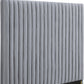 TEST Arabelle Performance Velvet Grey Bed - Queen - Image 4