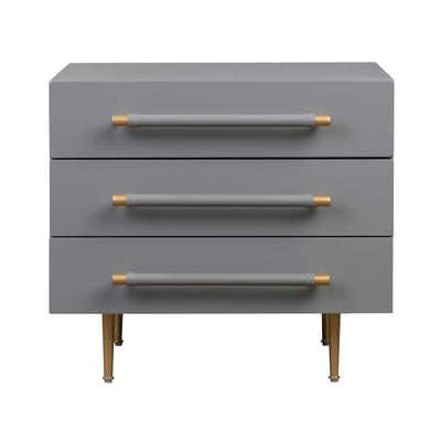 Trident 28" 3-Drawer Nightstand - Image 1
