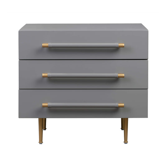 Trident 28" 3-Drawer Nightstand - Image 1
