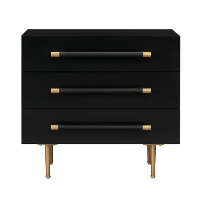 Trident 28" 3-Drawer Nightstand - Image 1